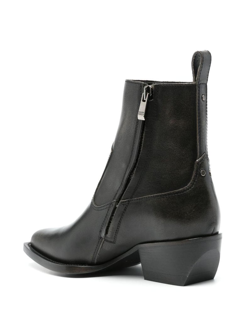debbie leather boots by Selfnex