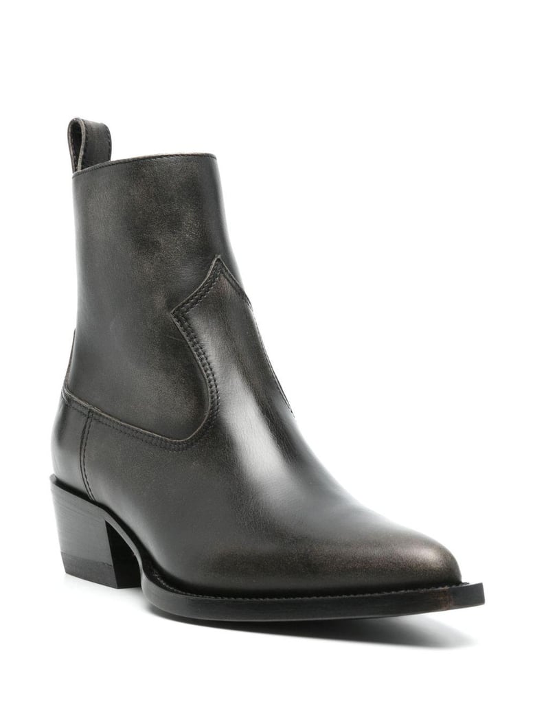 debbie leather boots by Selfnex