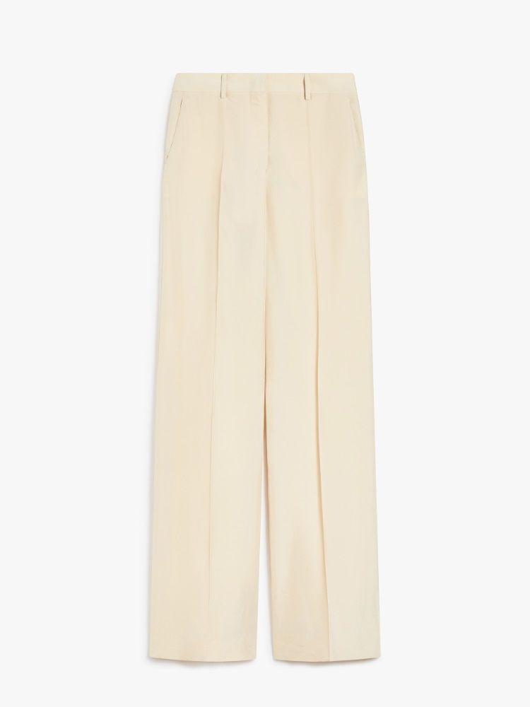 orario long trouser beige by Selfnex