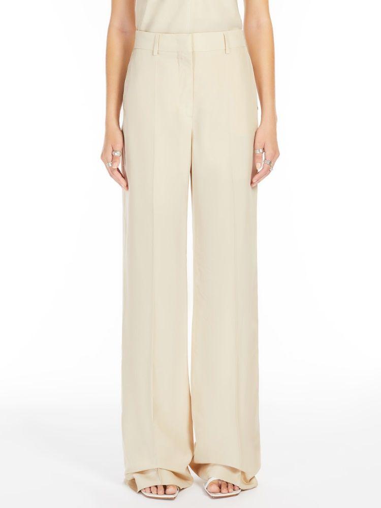 orario long trouser beige by Selfnex