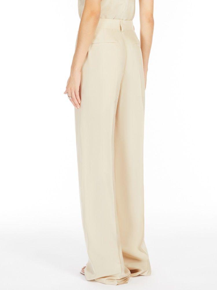 orario long trouser beige by Selfnex