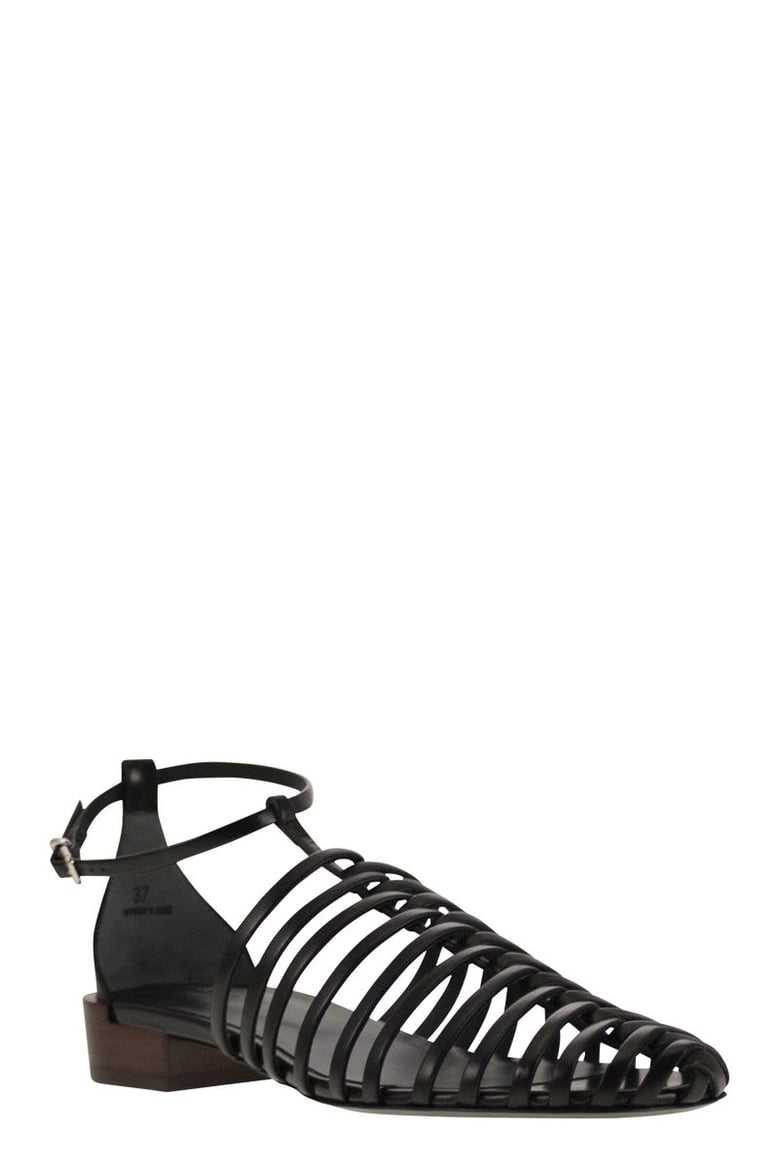 leather sandal by Selfnex