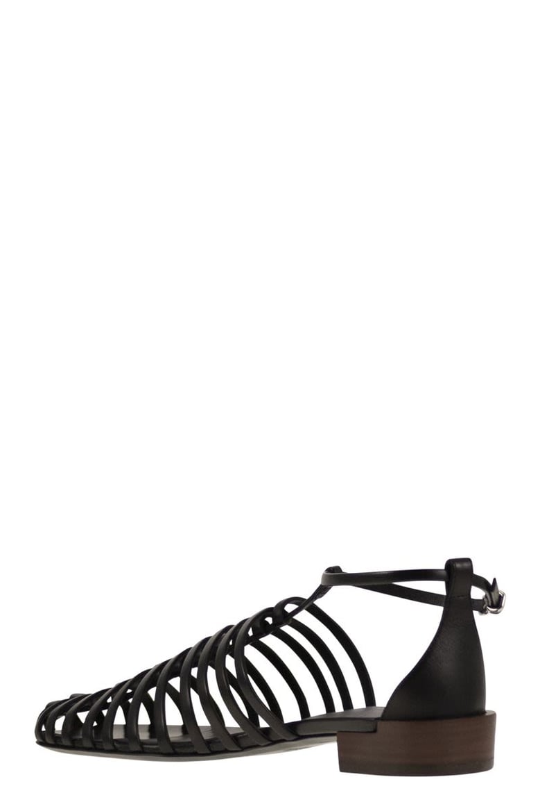 leather sandal by Selfnex