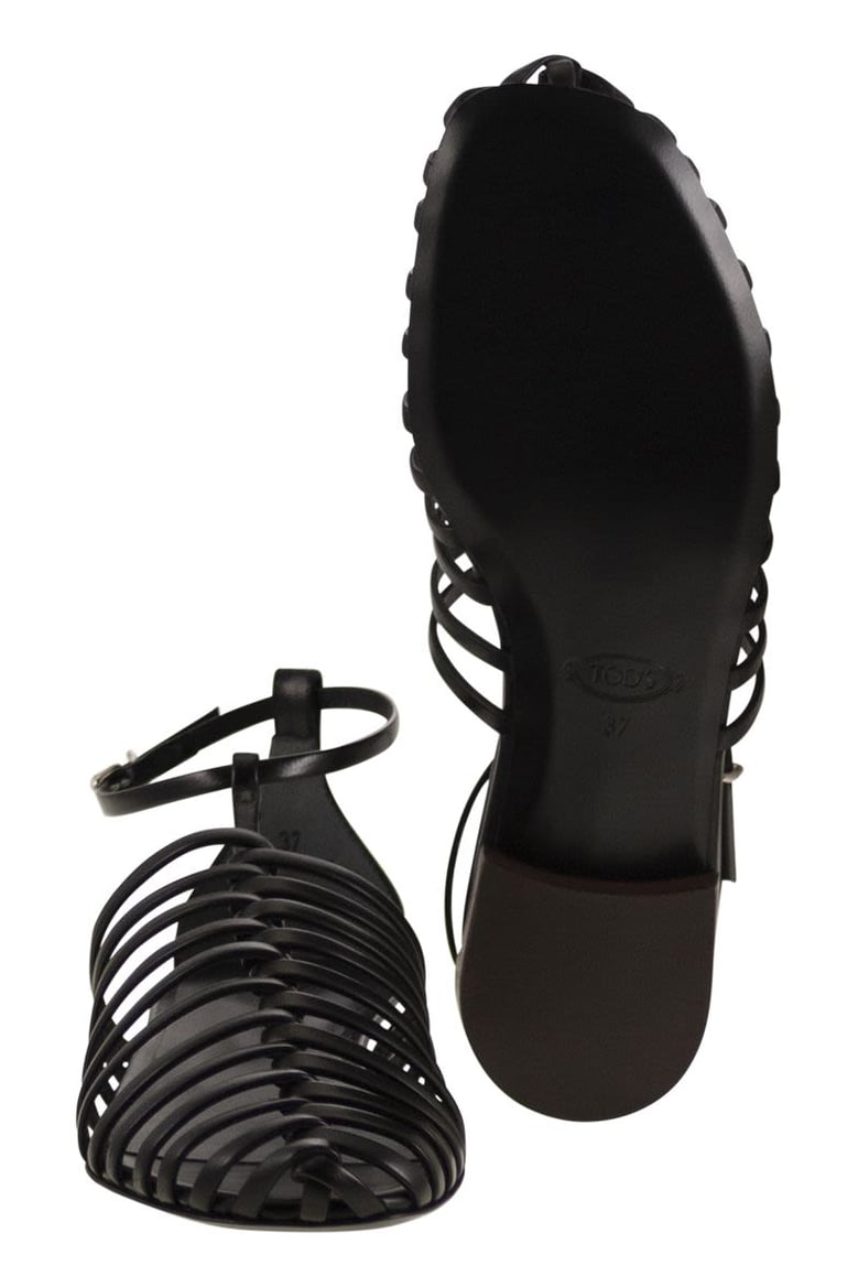 leather sandal by Selfnex