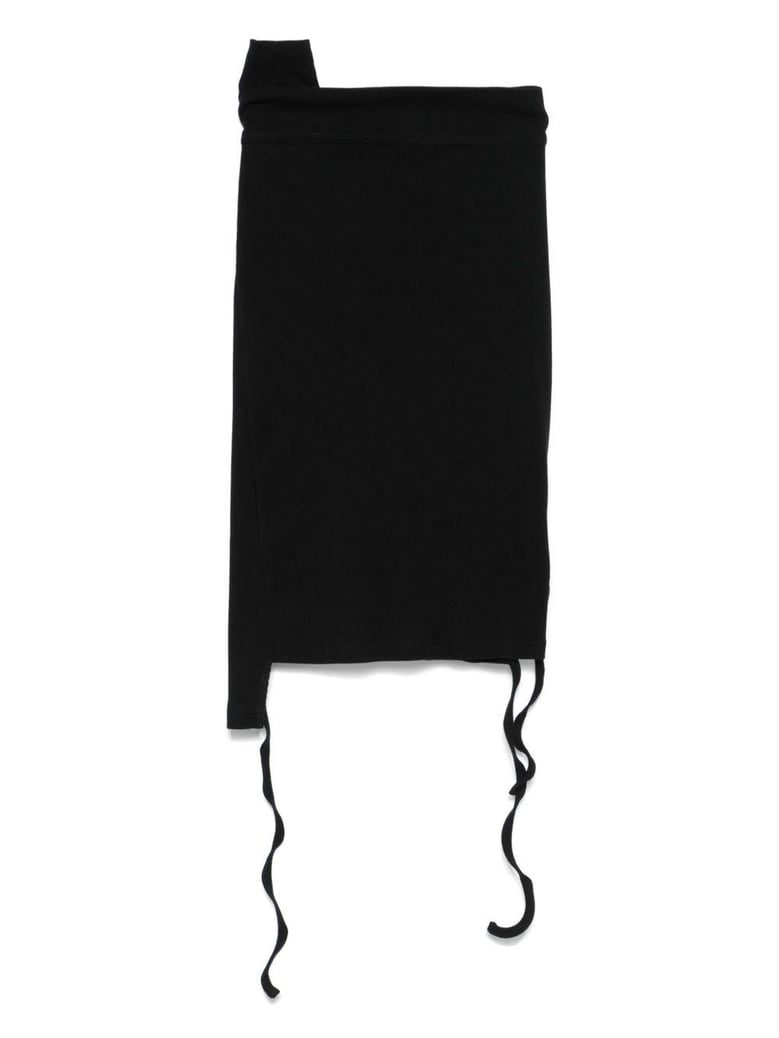 cotton mini skirt by Selfnex