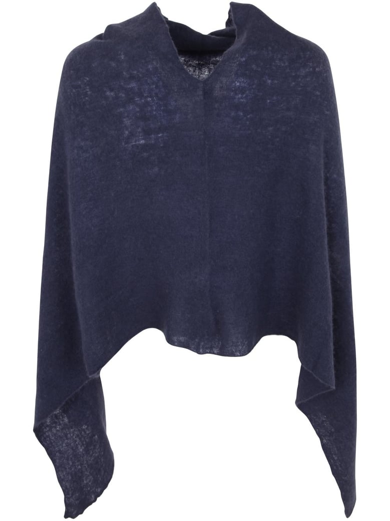 open knitted poncho by Selfnex