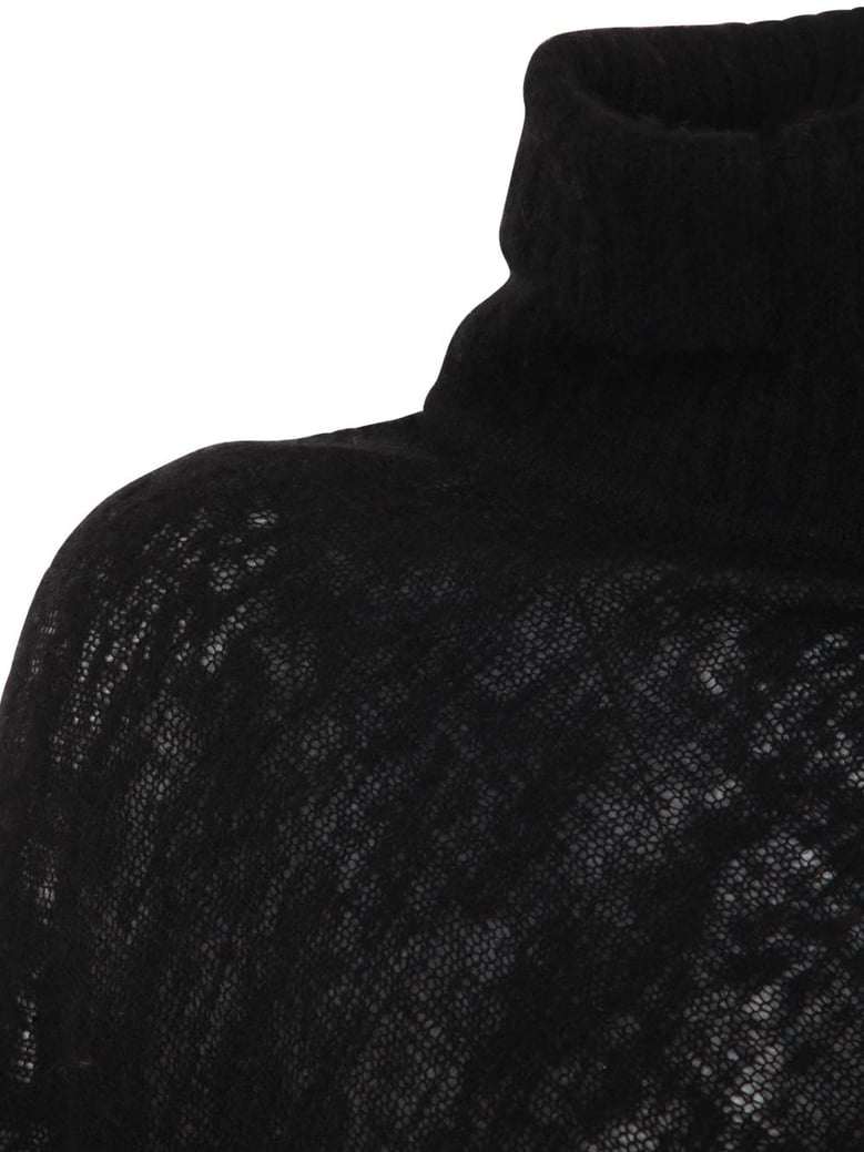 polo neck poncho by Selfnex