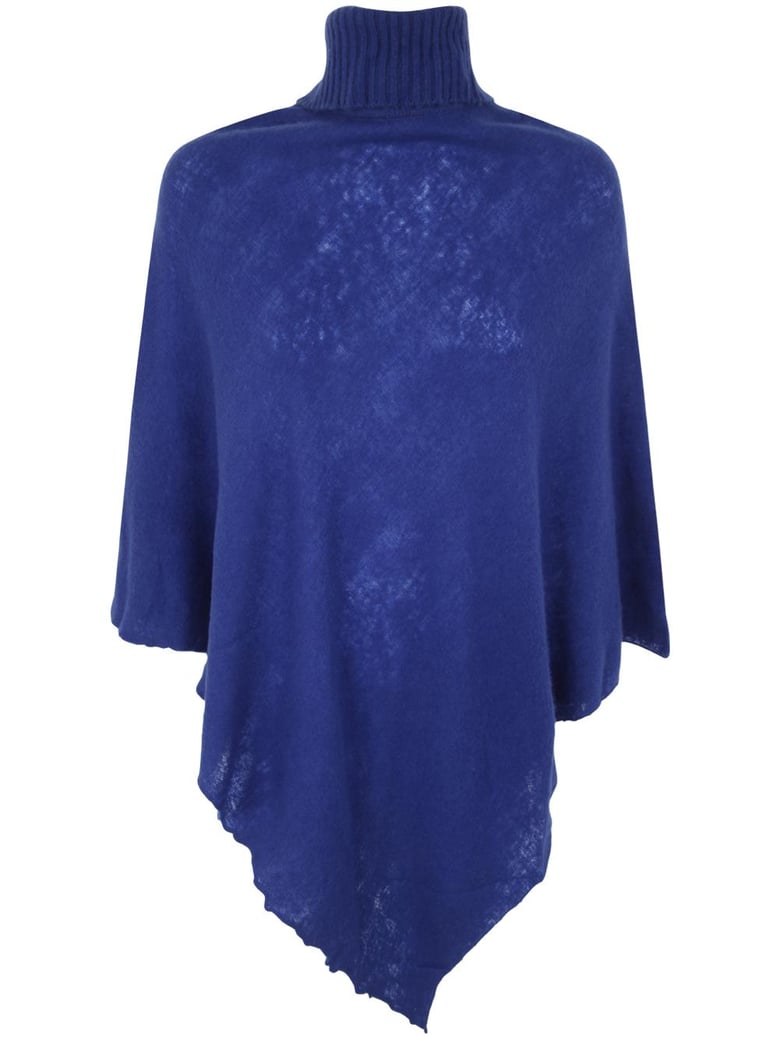 polo neck poncho by Selfnex