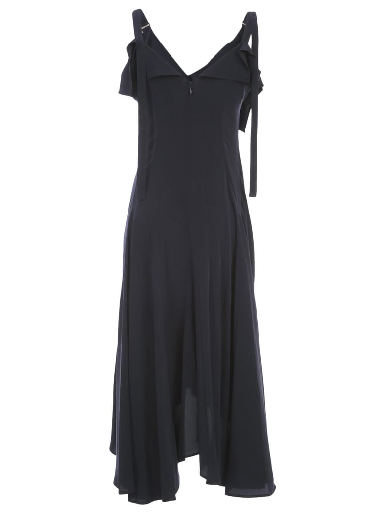 u a line flare dress w/strap by Selfnex