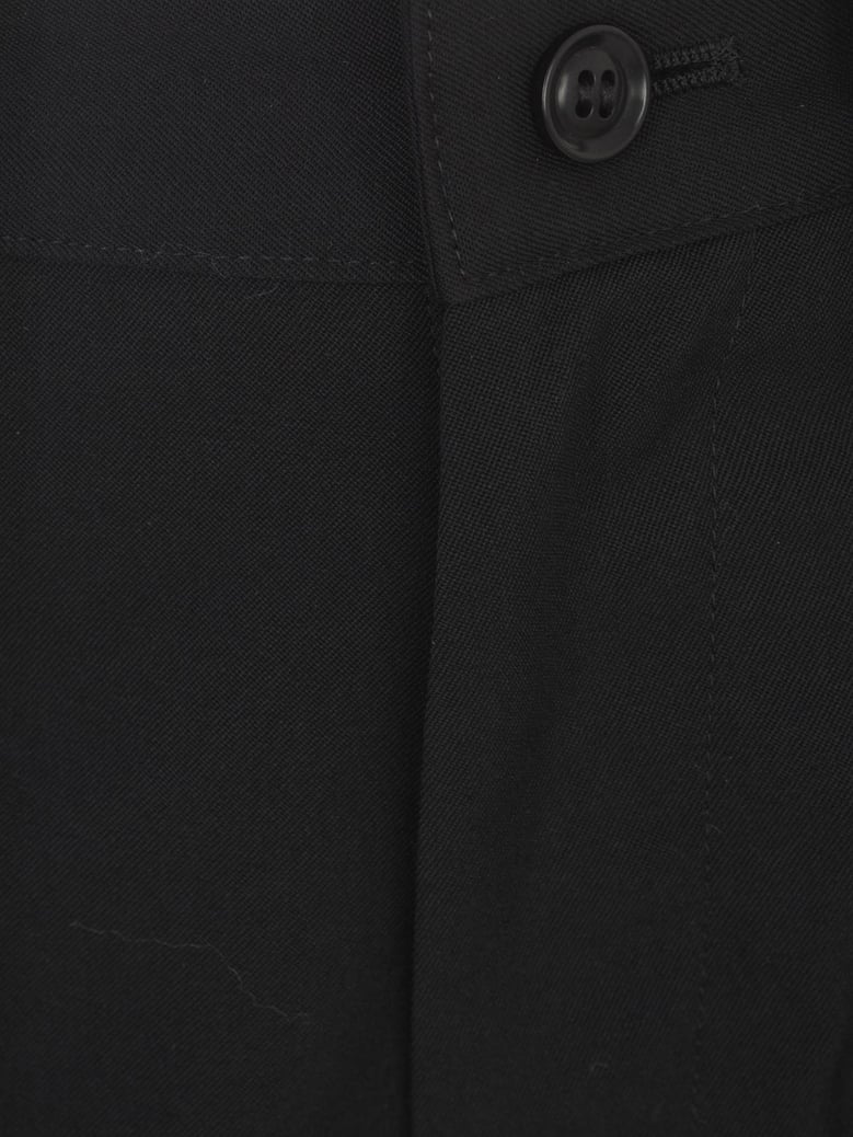 u side stripep gabardine cropped by Selfnex