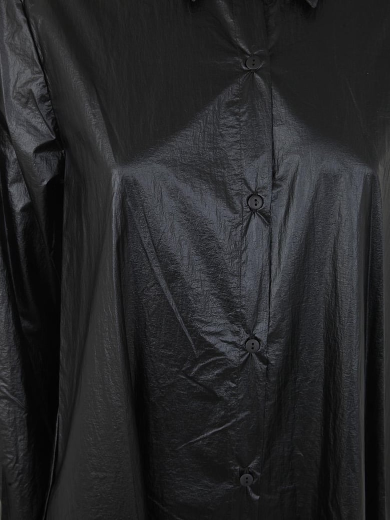 wrap choc parachute shirt by Selfnex