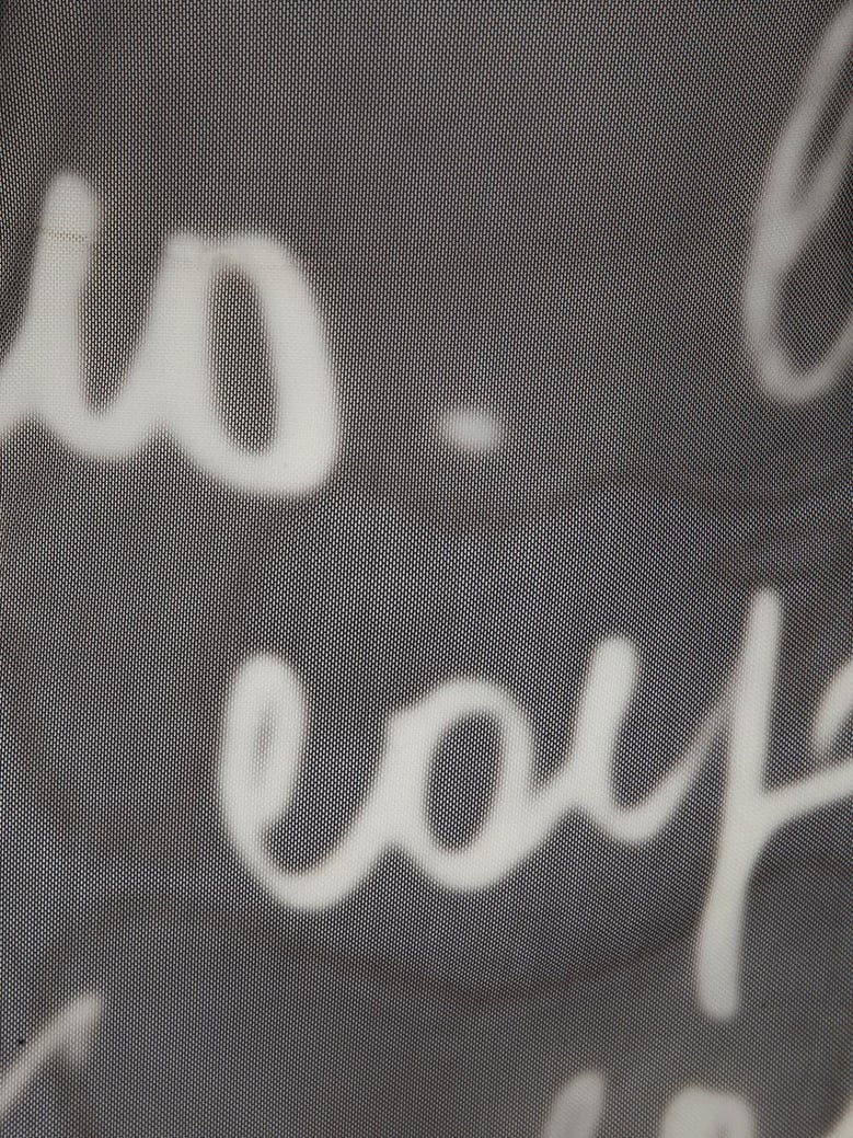 printed tulle sweather by Selfnex