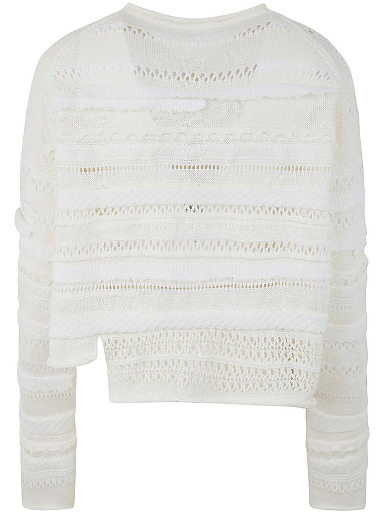 short assymetry cardigan by Selfnex