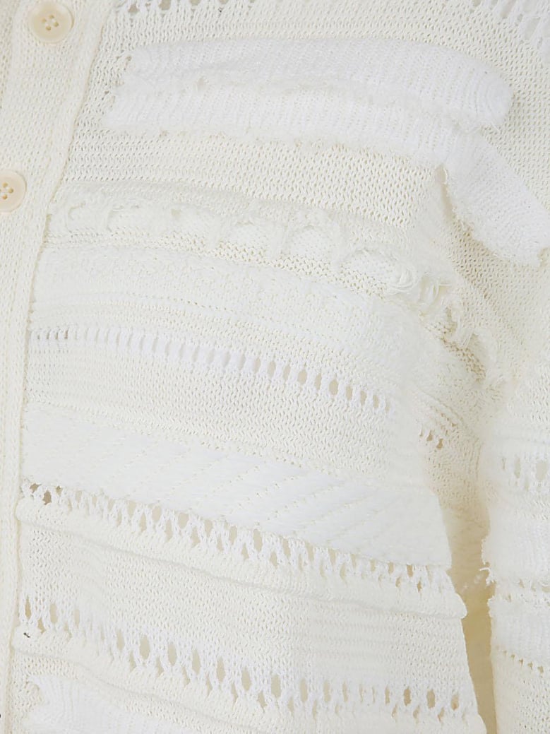 short assymetry cardigan by Selfnex