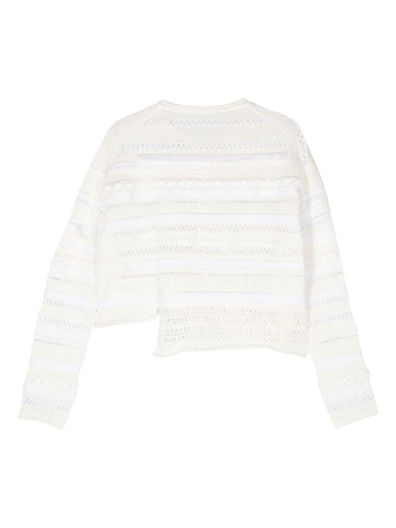short assymetry cardigan by Selfnex
