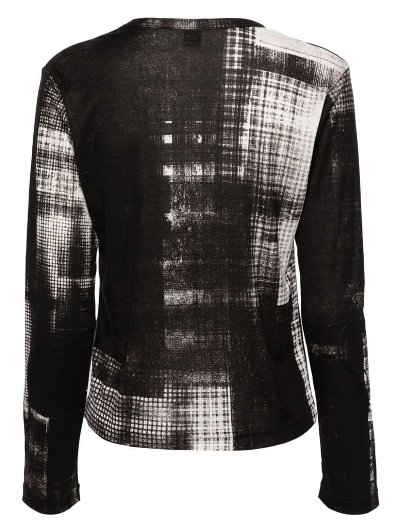 round neck long sleeve t by Selfnex