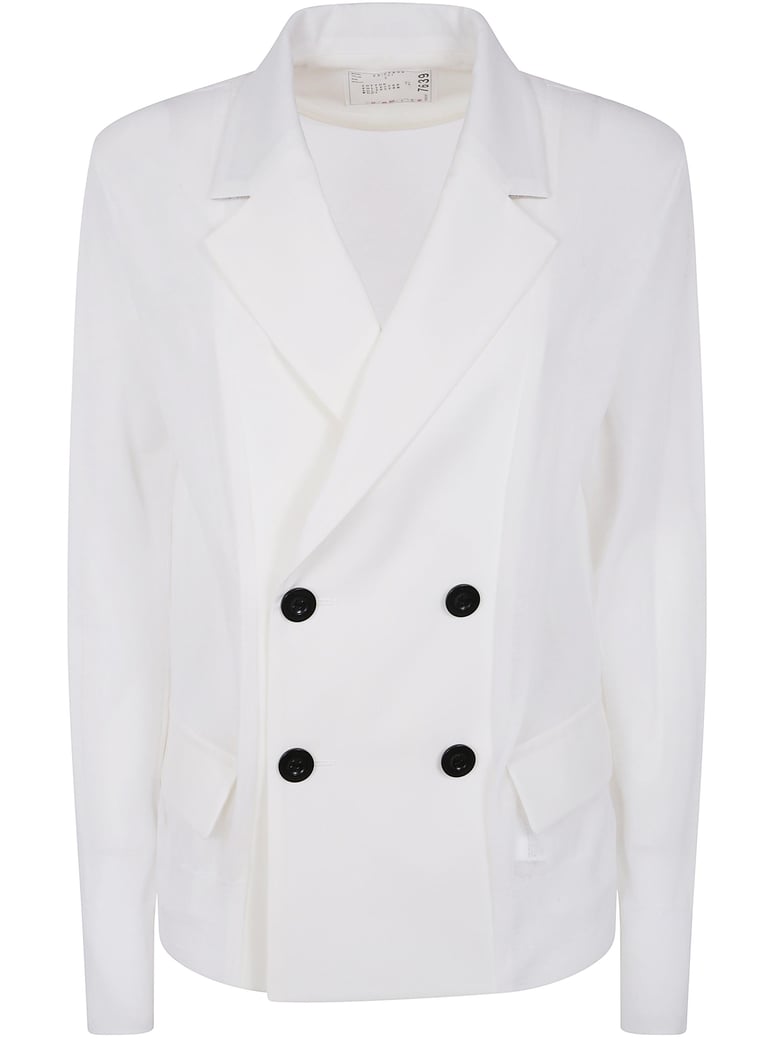 suiting x knit jacket by Selfnex