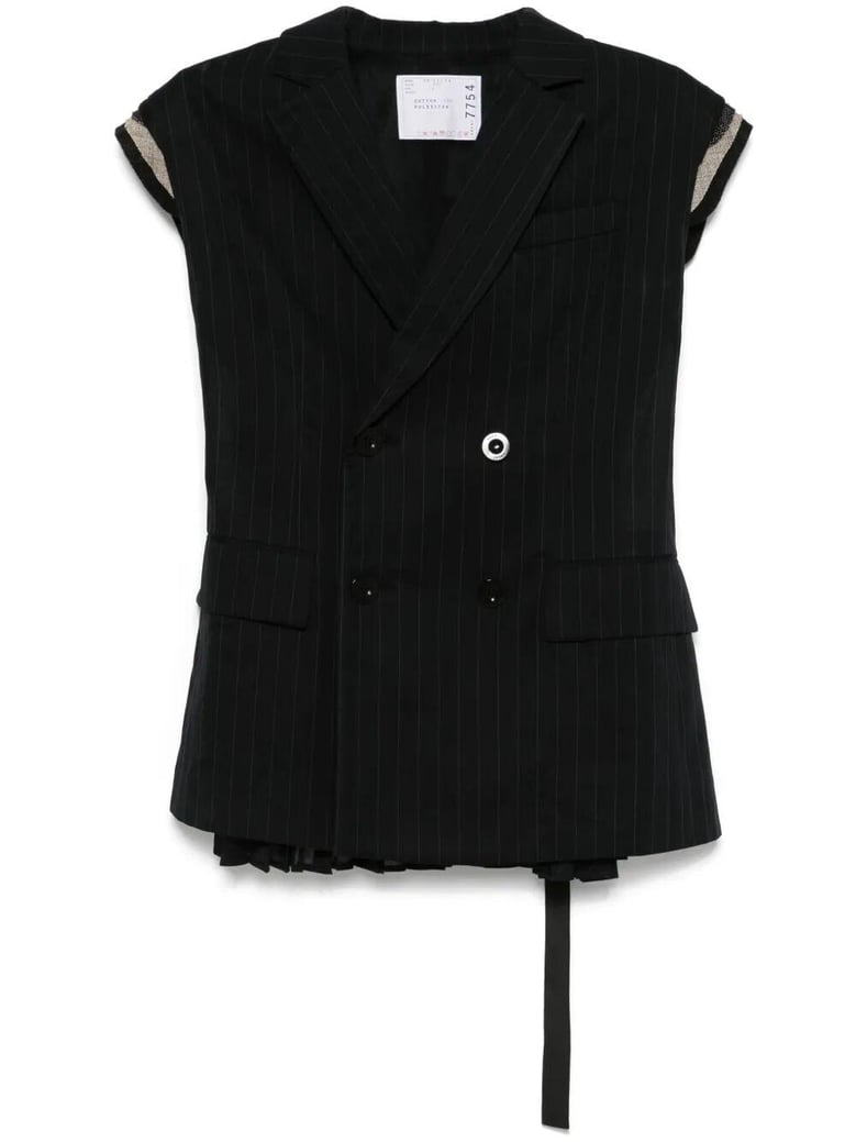 high twist voile vest by Selfnex