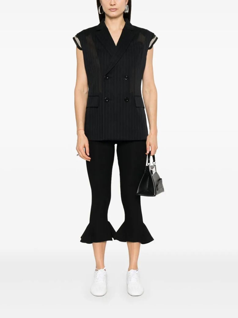high twist voile vest by Selfnex