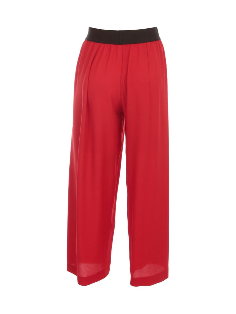 pants wide leg crepe by Selfnex