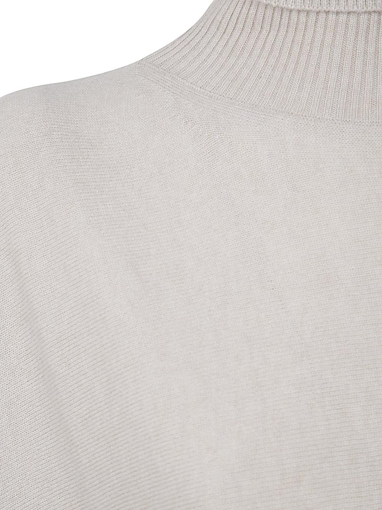 cashmere over turtleneck by Selfnex
