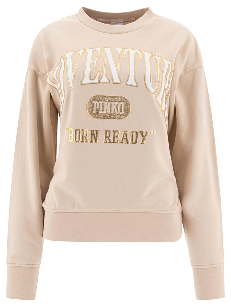 cotton sweatshirt with logo by Selfnex