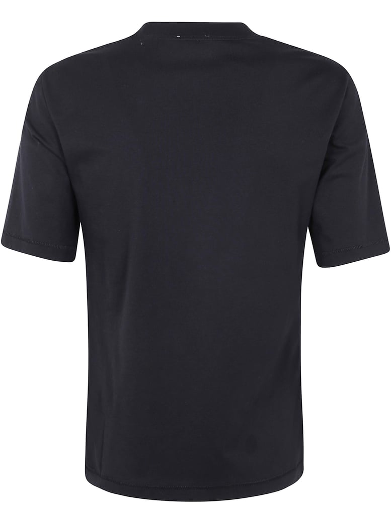 mock neck tee by Selfnex