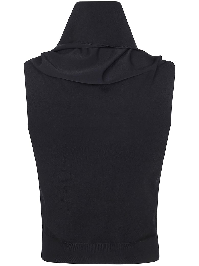 short sleeves over shoulder top by Selfnex