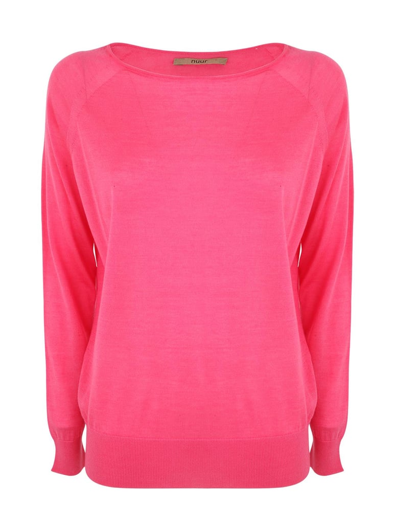 wide neckline pullover by Selfnex