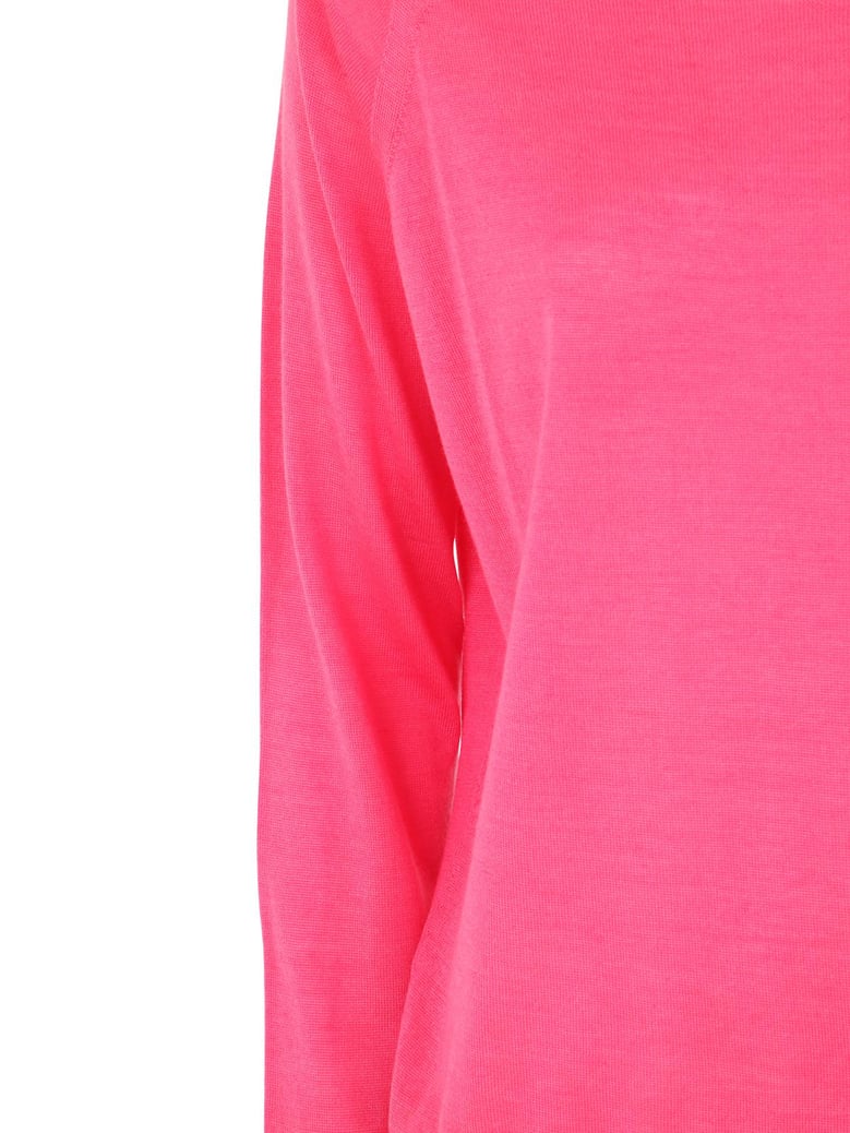 wide neckline pullover by Selfnex