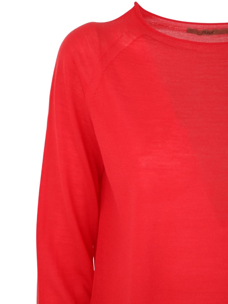 boat neck sweater by Selfnex