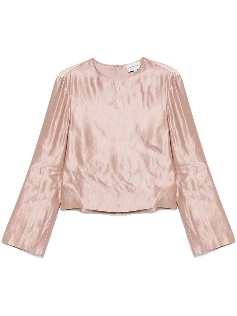 nino round neck blouse by Selfnex