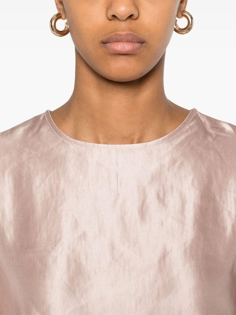 nino round neck blouse by Selfnex