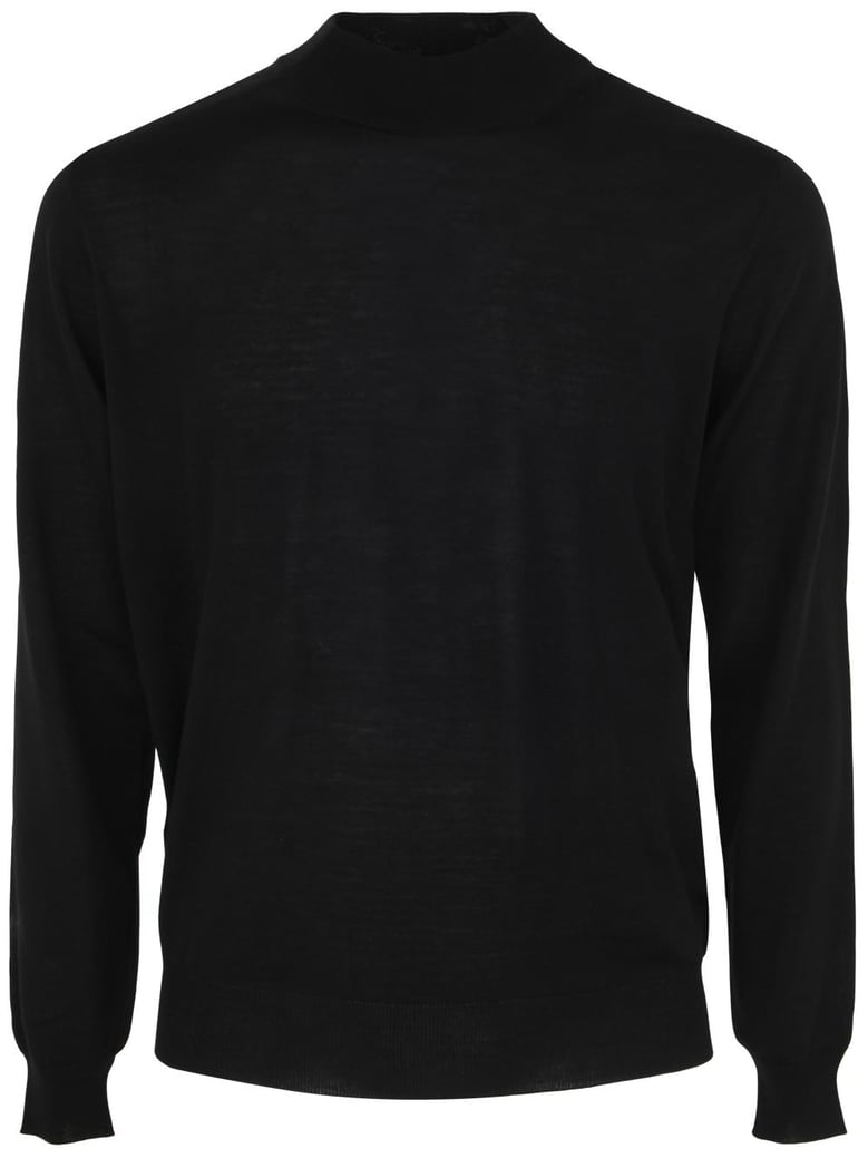 royal merino long sleeves high neck sweater by Selfnex