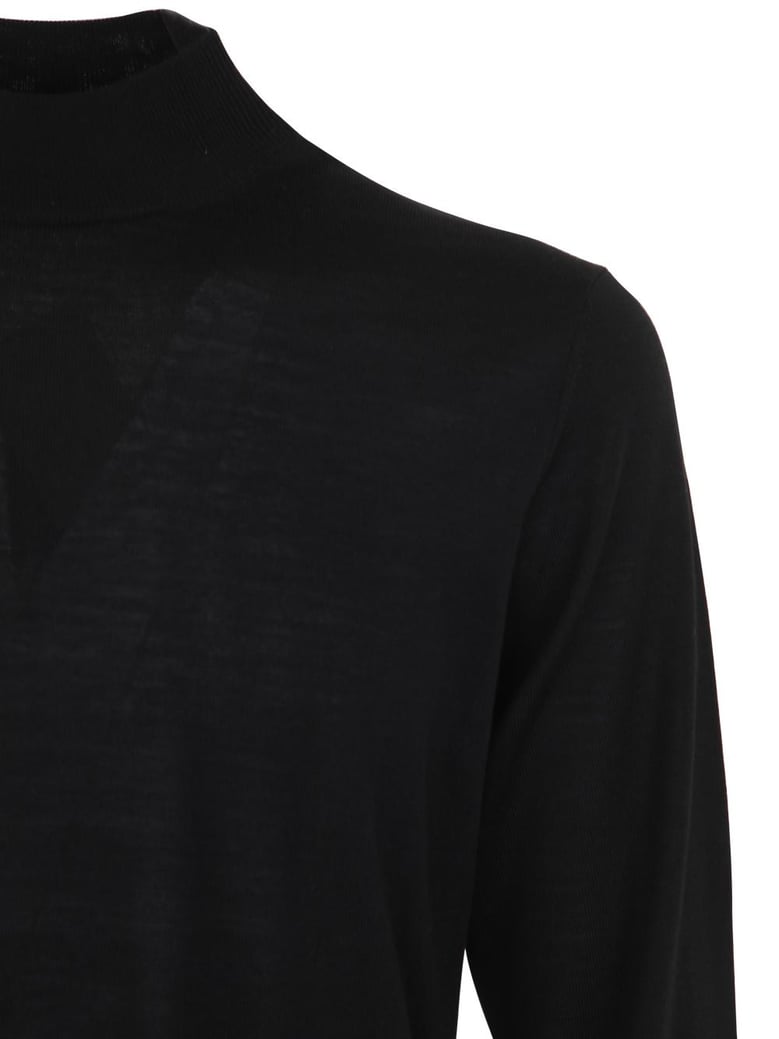 royal merino long sleeves high neck sweater by Selfnex