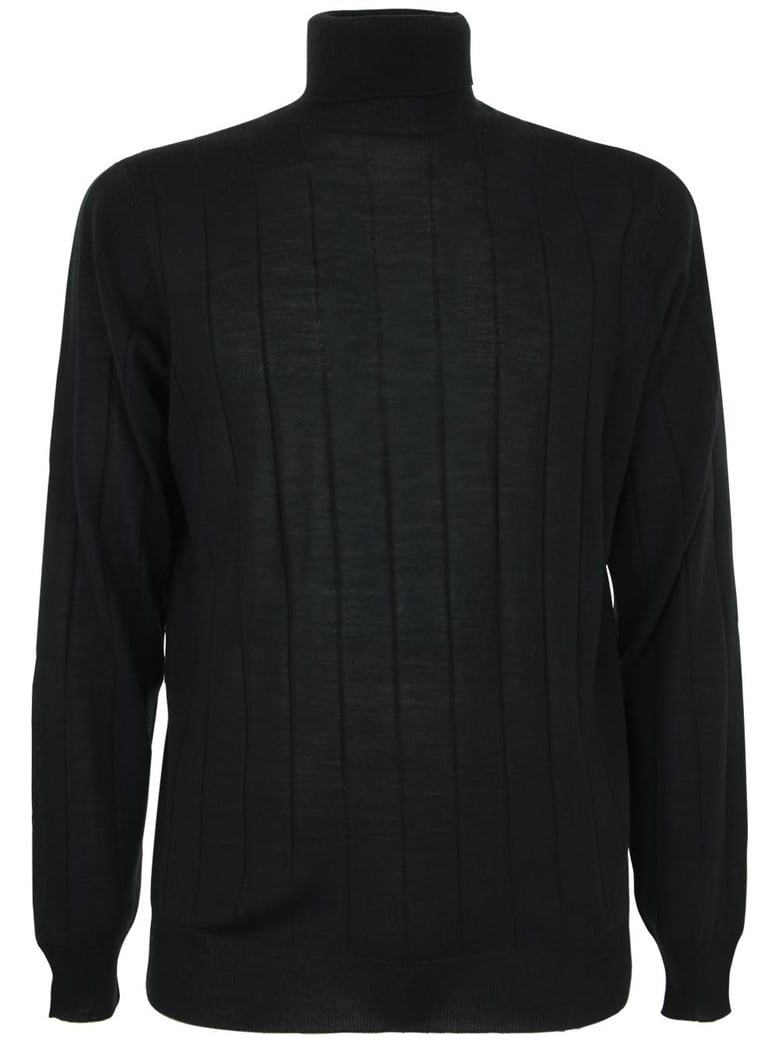 royal merino long sleeves turtle neck sweater by Selfnex