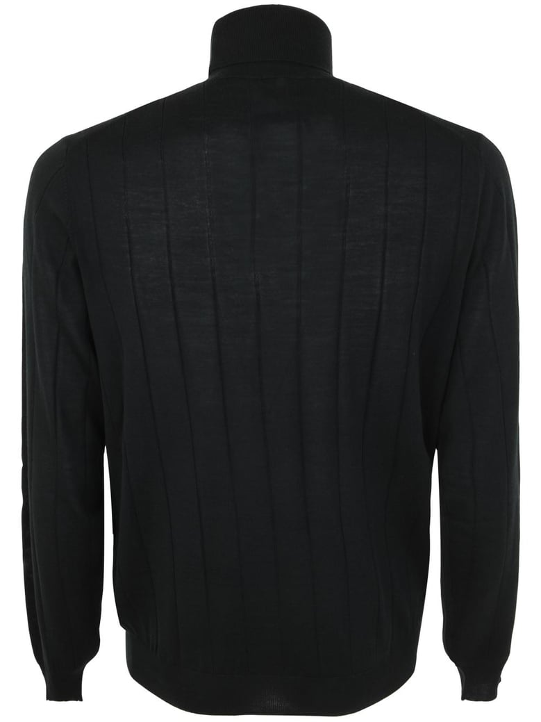 royal merino long sleeves turtle neck sweater by Selfnex