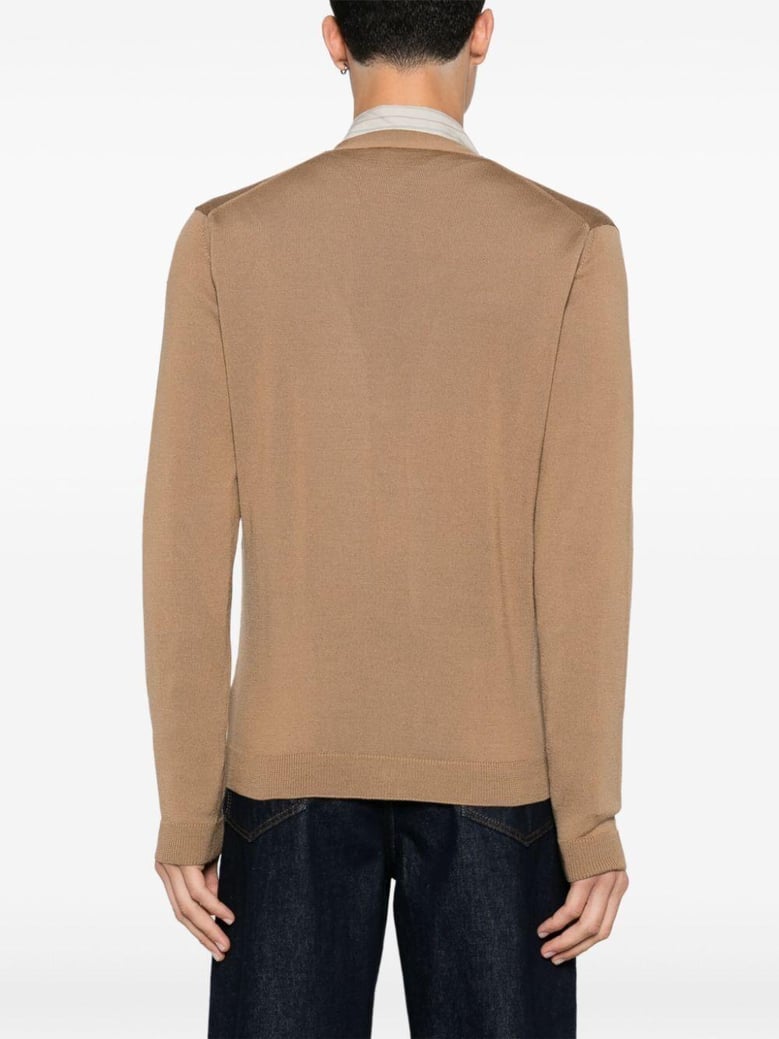 v-neck cardigan by Selfnex