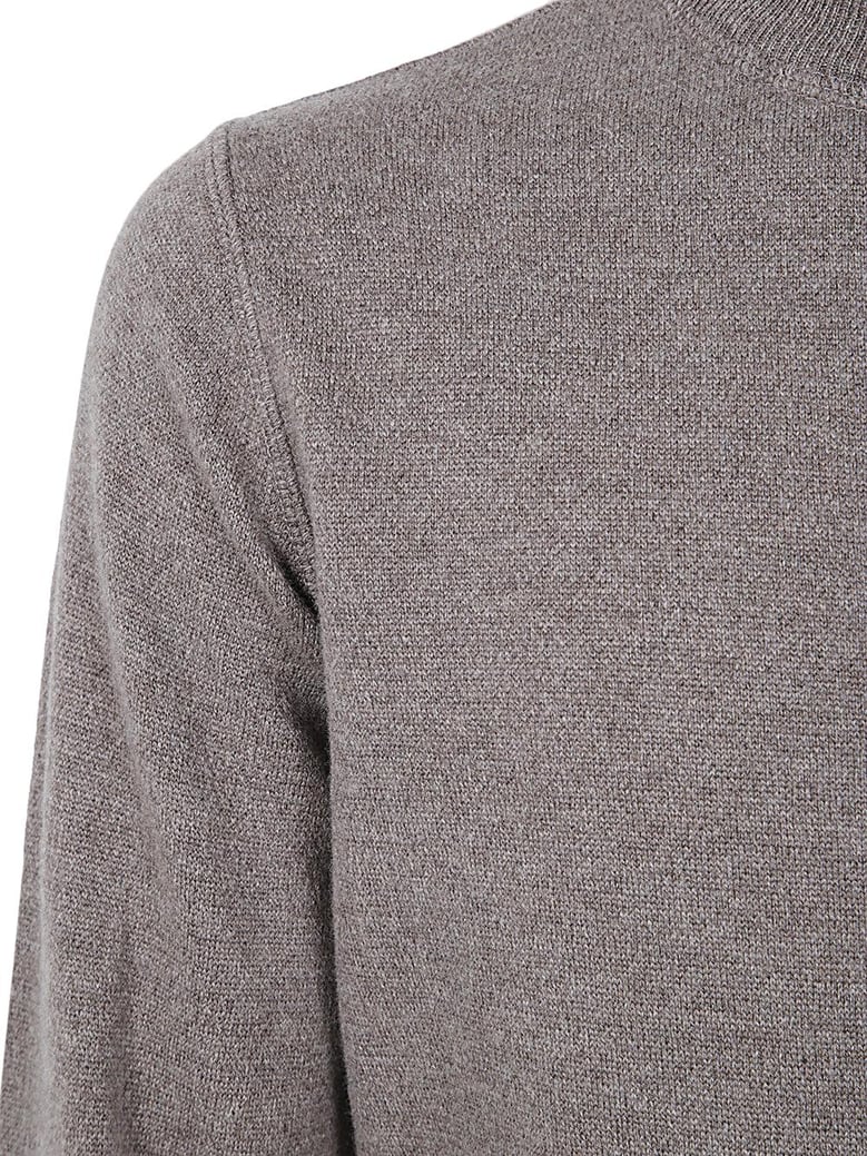 long sleeves cashmere wool round neck sweatshirt by Selfnex