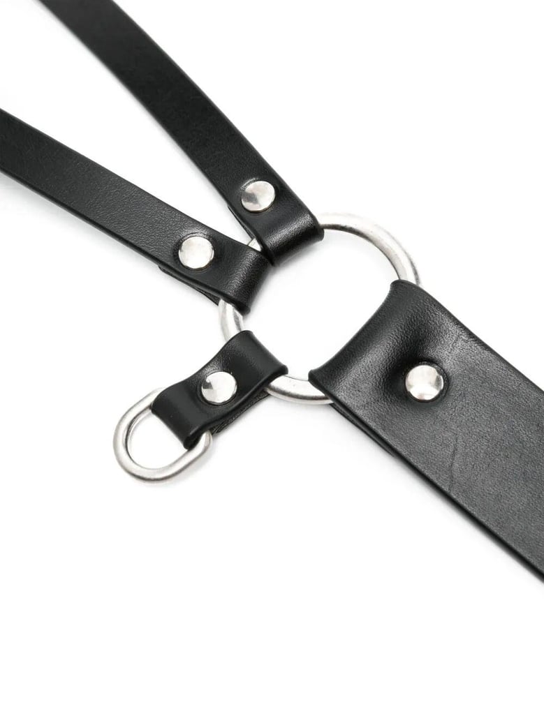 monna 3 5cm belt with double rings by Selfnex
