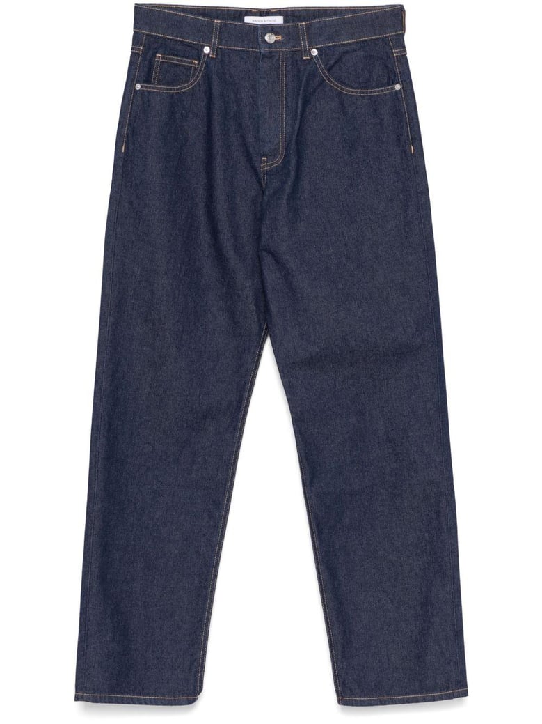 straight-leg denim jeans by Selfnex