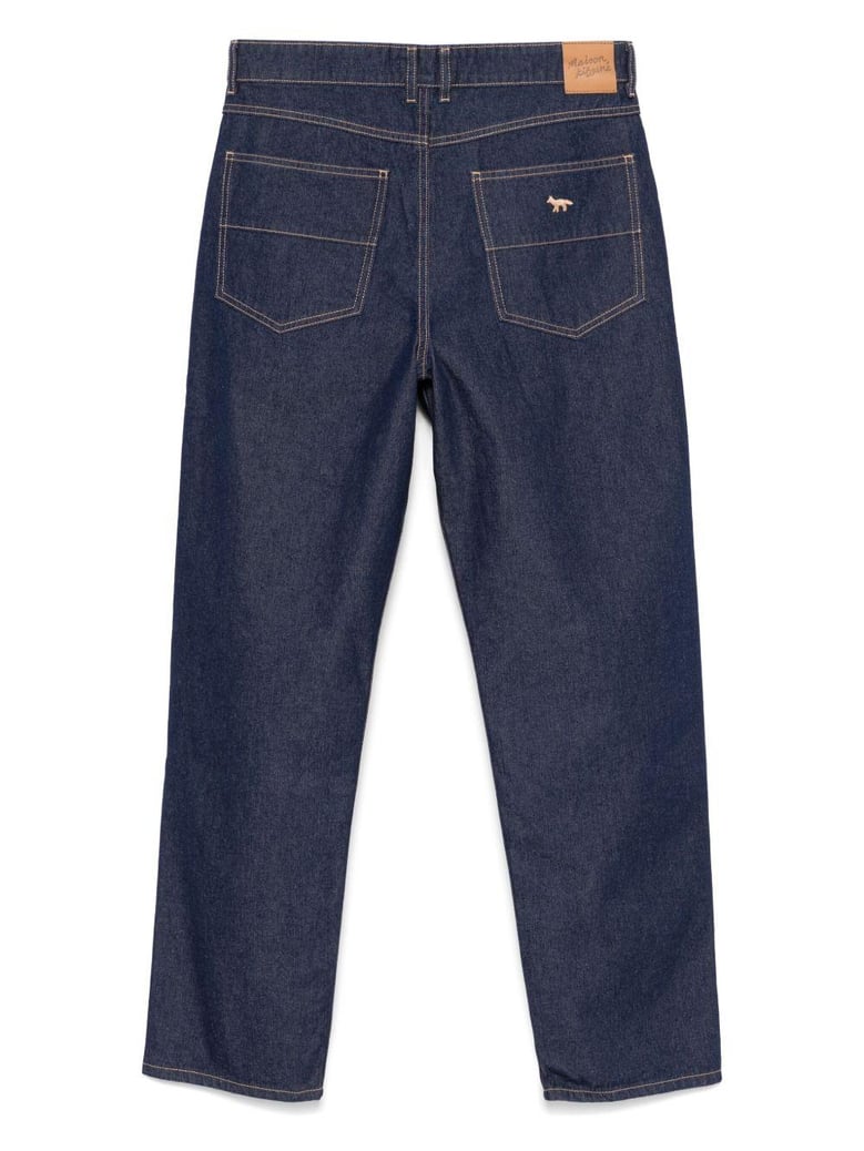 straight-leg denim jeans by Selfnex