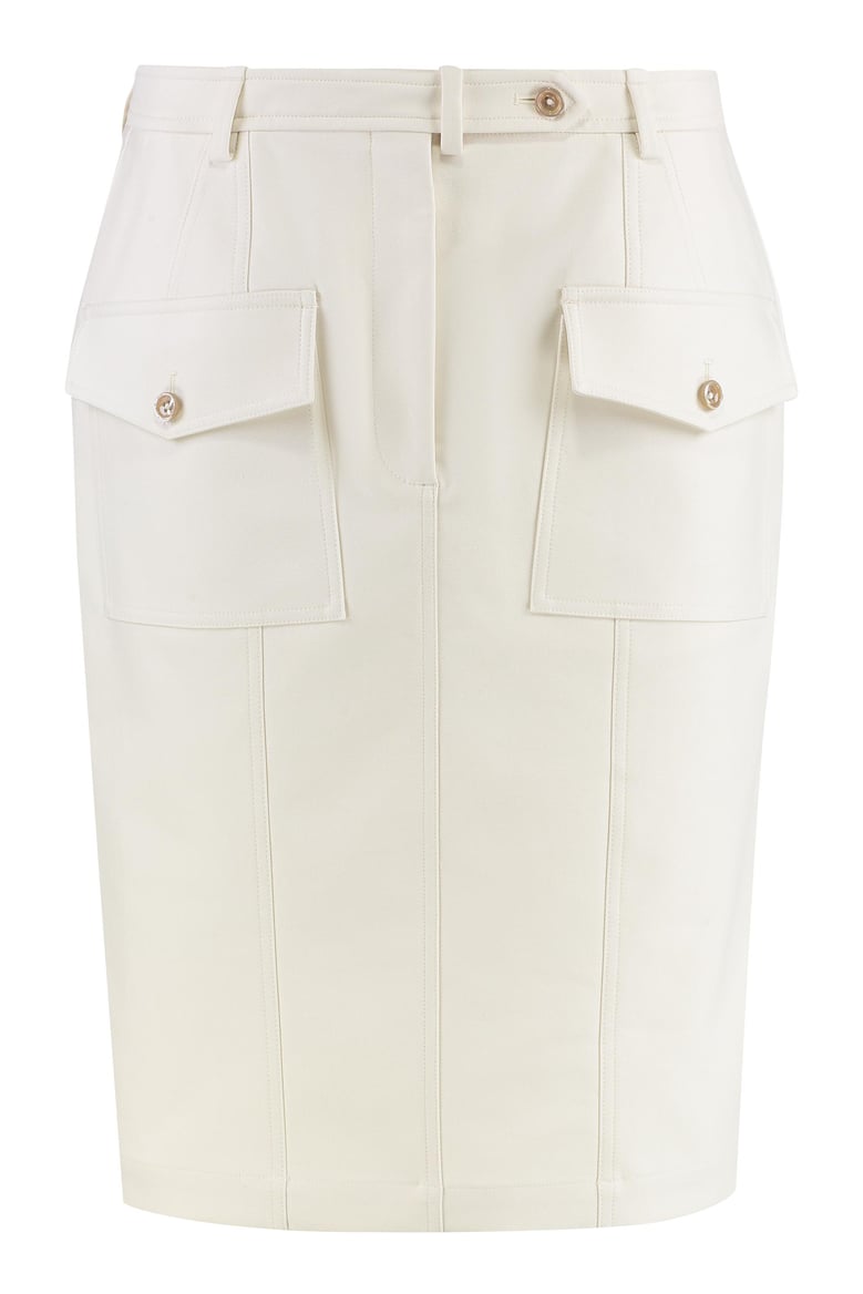 cotton midi skirt by Selfnex