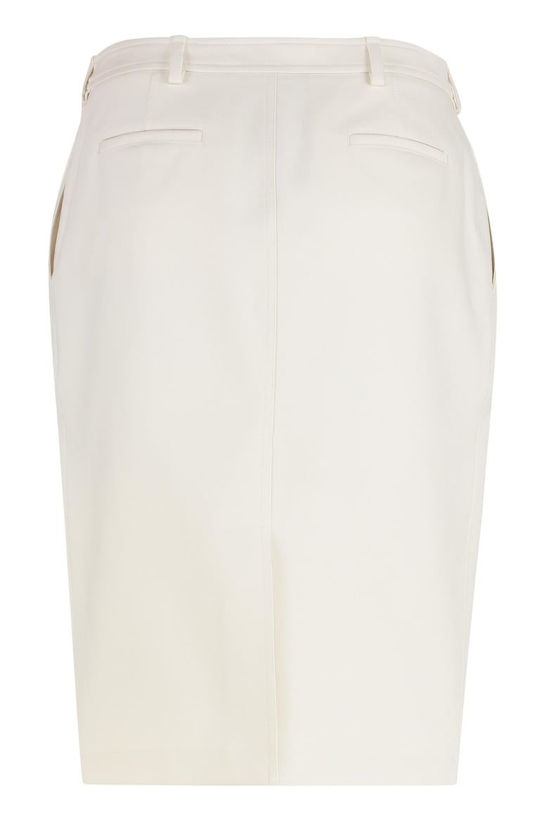 cotton midi skirt by Selfnex