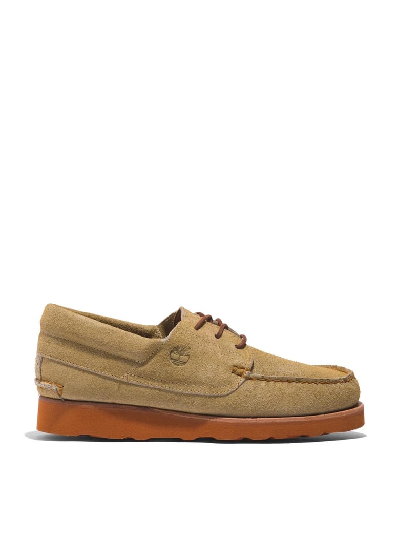 3 eye wedge vibram lace-up boat shoes by Selfnex