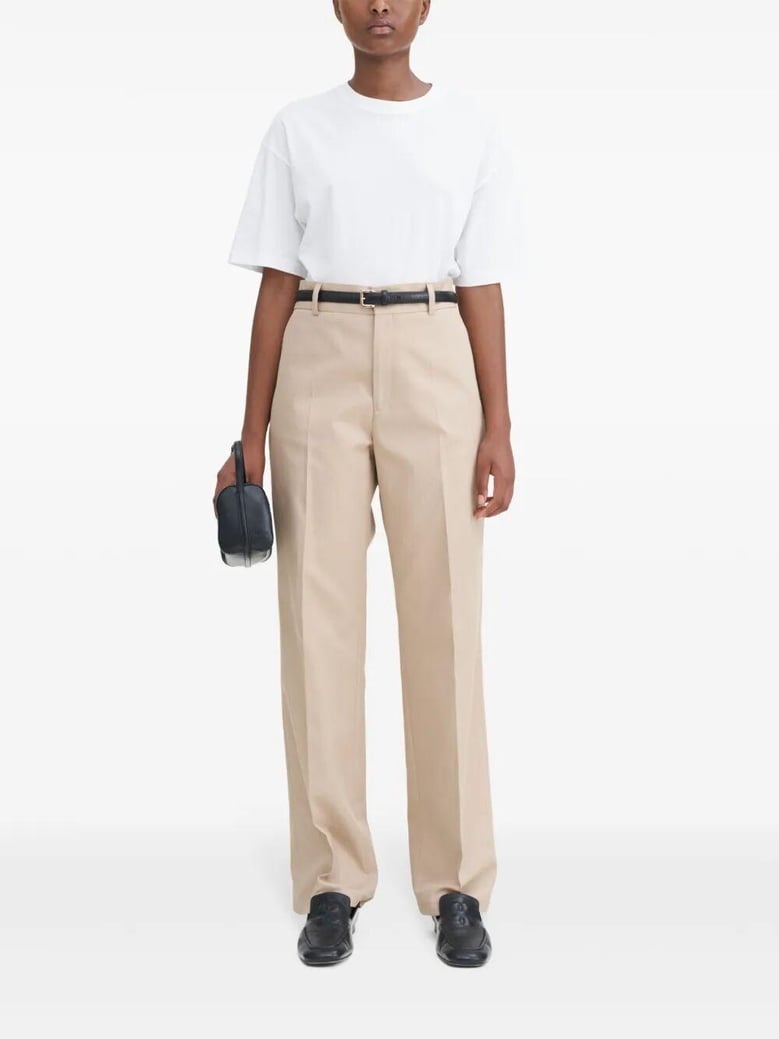 tailored cotton trousers by Selfnex