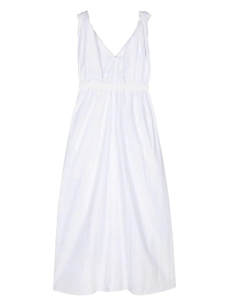 sleeveless dress with elastic waist by Selfnex