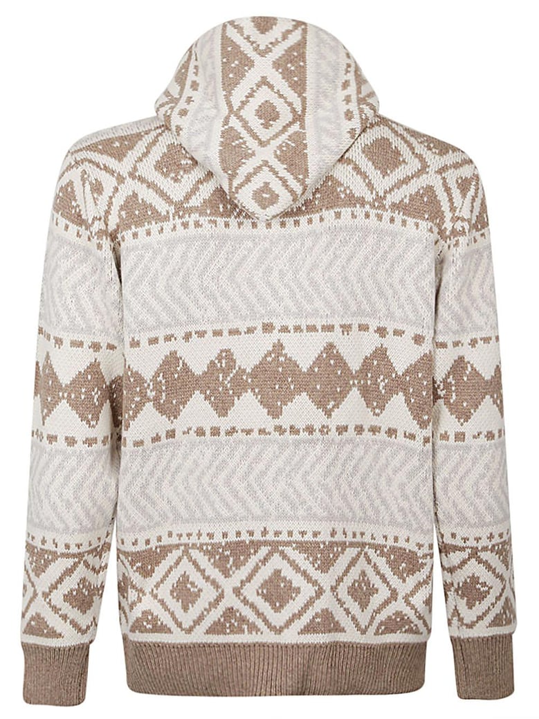 ethnic print cardigan by Selfnex