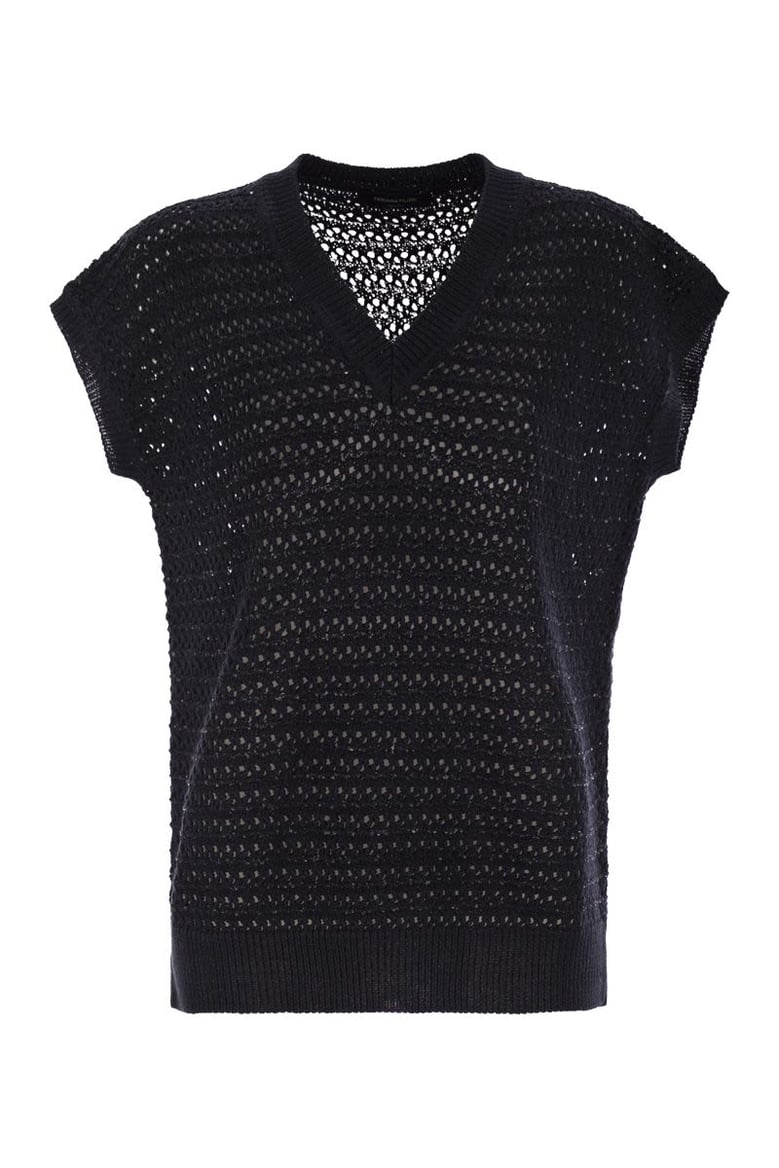 cotton crochet jumper with sequins by Selfnex