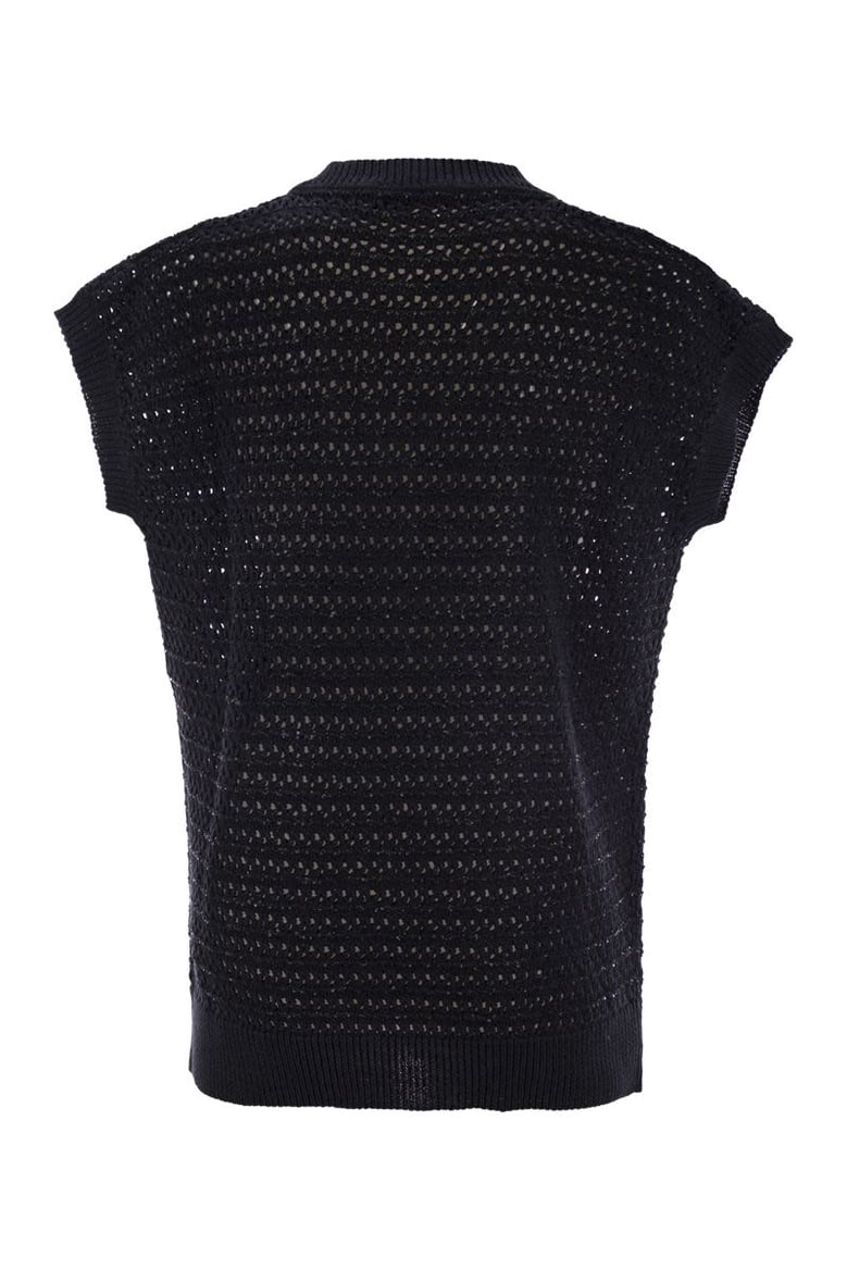 cotton crochet jumper with sequins by Selfnex